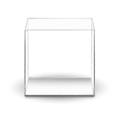 AQUATOP 2.11-Gal High Clarity Glass Cube Aquarium, 5mm Thick Glass - 7.87", HCC-8