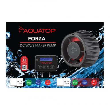 AQUATOP 2,113 GPH MaxFlow Slim DC 10W Wave Maker with Controller, MWV-2100SLIM