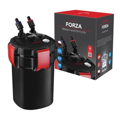 Aquatop FZ3-UV FORZA UV Canister with 7W UV - 185 GPH Black