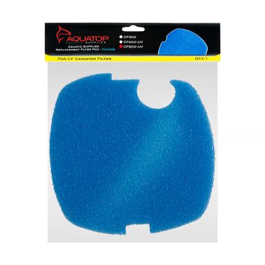 AQUATOP RCP-CF500UV Replacement Coarse (Blue) Filter Sponge for Aquatop CF-500UV and CF-500UVMKII