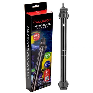 AQUATOP TQ-250W 250-Watt THERMO-QUARTZ Fully Submersible Pre-set Heater