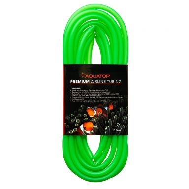 Aquatop Premium Airline Tubing, 13 feet (4-meter), Green, 1/8" Inside Diameter, AT-4GN