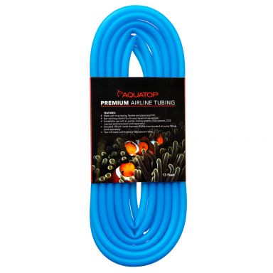 Aquatop Premium Airline Tubing, 13 feet (4-meter), Blue, 1/8" Inside Diameter, AT-4BL