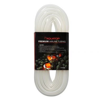 Aquatop Premium Airline Tubing, 13 feet (4-meter), Clear, 1/8" Inside Diameter, AT-4CL