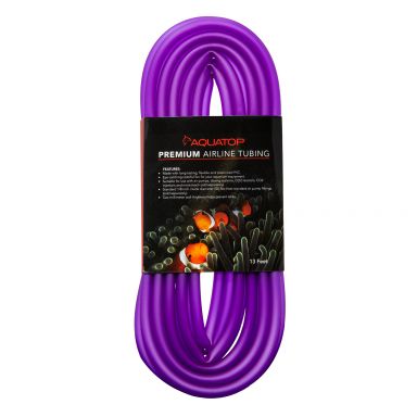 Aquatop Premium Airline Tubing, 13 feet (4-meter), Purple, 1/8" Inside Diameter, AT-4PR