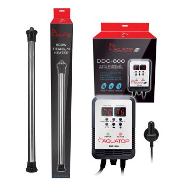 Aquatop Digital Controller & 1st Gen 800-Watt Titanium Aquarium Heater Combo